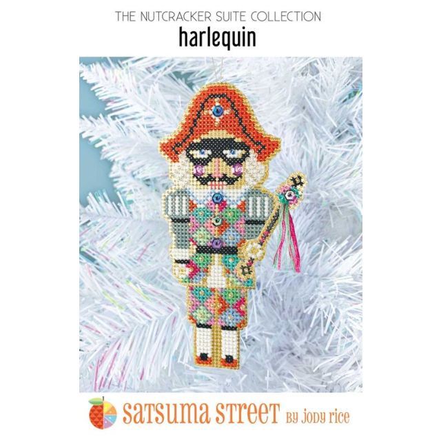 Cross Stitch Kit Nutcracker Collection - Harlequin - by Satsuma Street