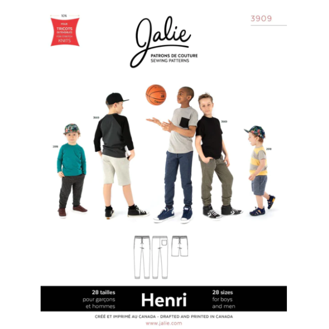HENRI Joggers and Shorts by Jalie #3909