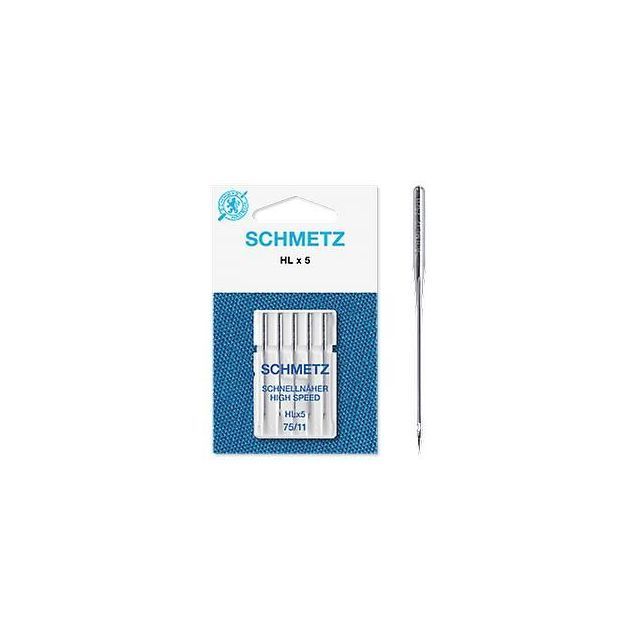 Schmetz HLX5 75/11 High Speed Quilting Needle 5 pack