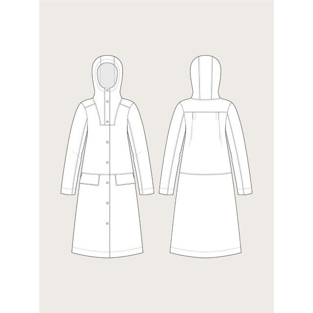 Hoodie Parka Pattern  (XS - 2XL) - The Assembly Line