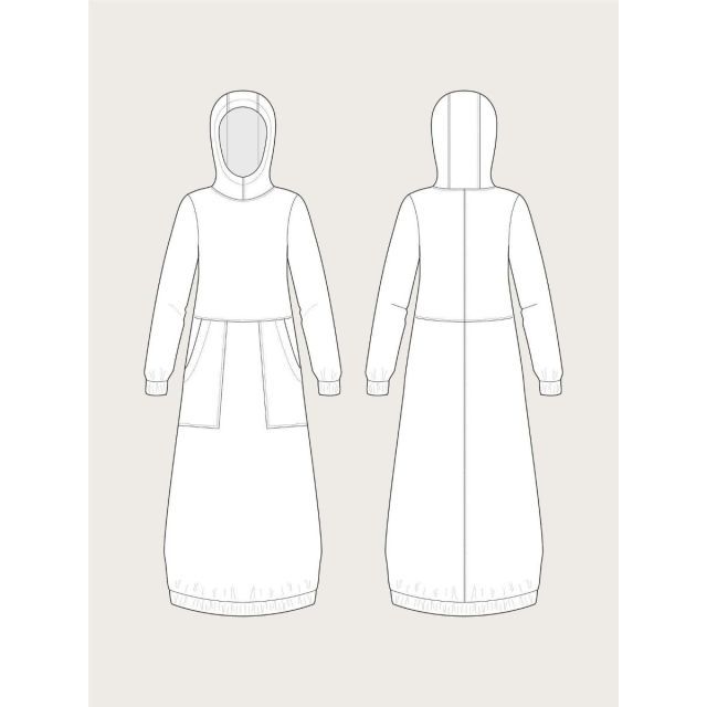 Hoodie Dress Pattern  (XS - L) - The Assembly Line