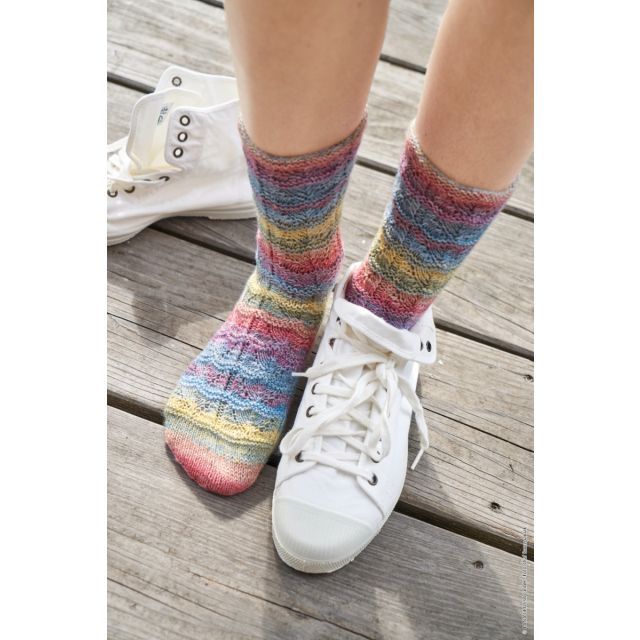 Pattern and Yarn Bundle - Socks Meilenweit SETA Design 15 Meilenweit No.6