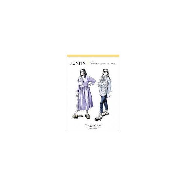 Closet Core - Jenna - Button-Up Shirt and Dress Pattern
