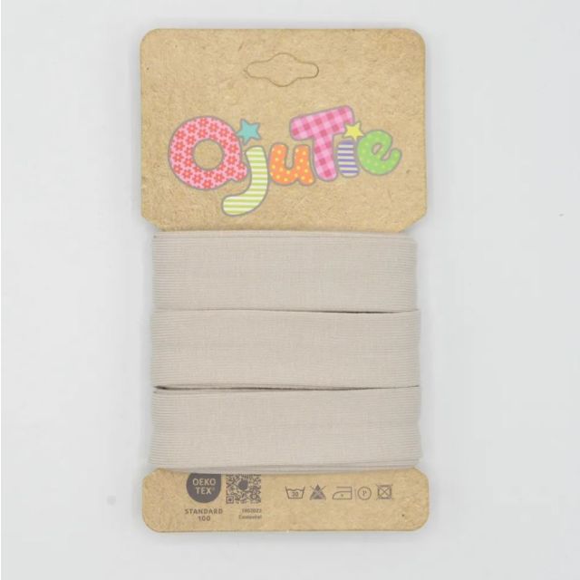 Jersey Bias Tape - Sand - 10mm x 3m