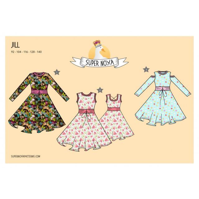 Paper Patter Dress "Jill" by Super Nova (Kids)