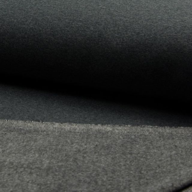 Alpine Fleece Solid - Dark Grey Melange