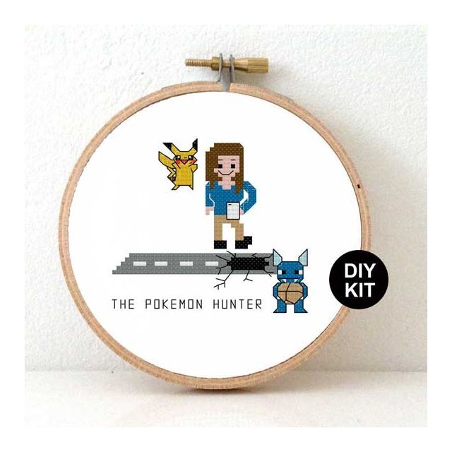 Cross Stitch Kit - Pokemon Hunter - f