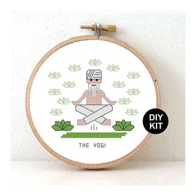 Cross Stitch Kit - Yogi - m