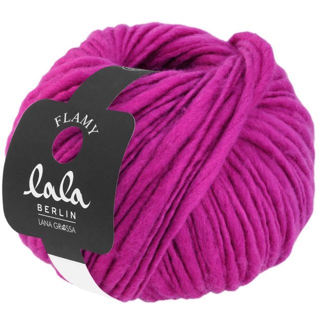 Lala Berlin Flamy - Merino Wool Fuchsia Col. 009 - 100g Skein by Lana Grossa