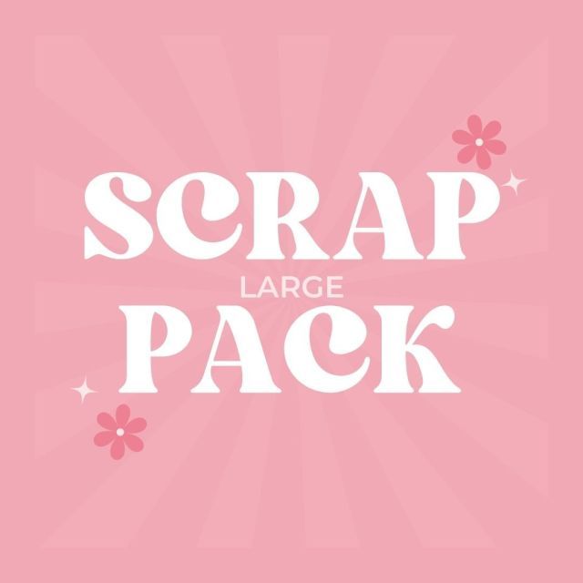 LARGE - FABRIC SCRAP PACK