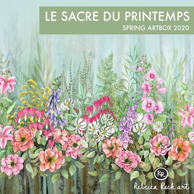 Jersey Knit - Le Sacre Du Printemps (Border Print)