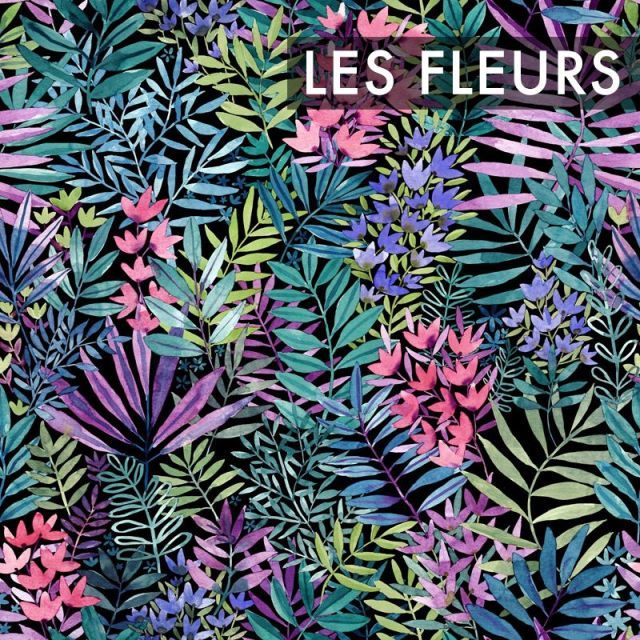 Eco Leather  - Les Fleurs By Rebecca Reck (width approx. 68cm)