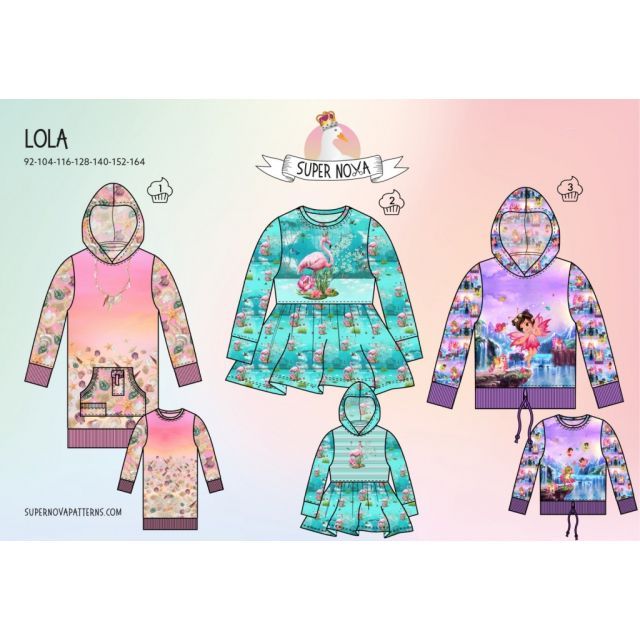 Paper Patter Top "Lola" by Super Nova (Kids)