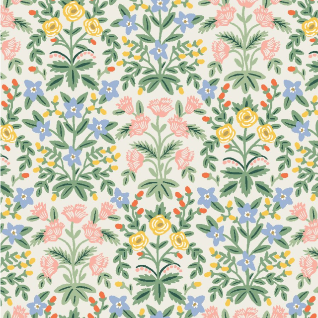 100% Cotton - Bramble Lottie Cream - Rifle Paper Co. per 1/2m