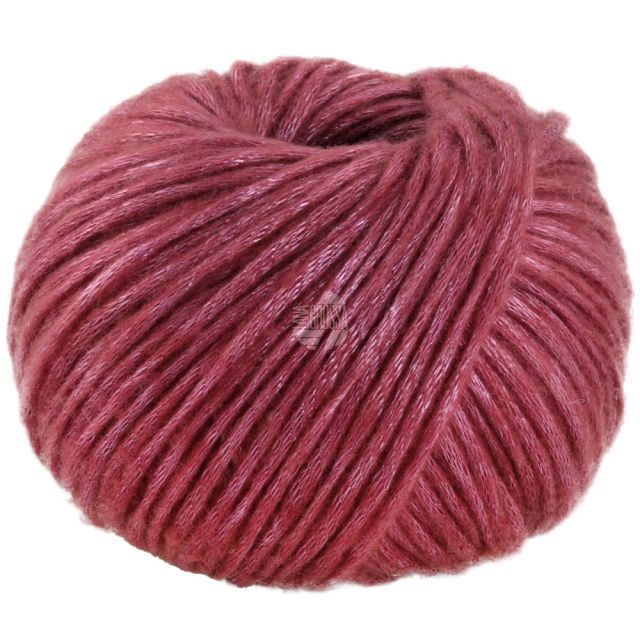 LUCIDA - Viscose/Merino Yarn in Erika Pink Col. 012 - 50g Skein by Lana Grossa