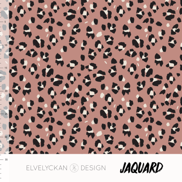 Merino wool jaquard - Lynx - Blush Pink (051)