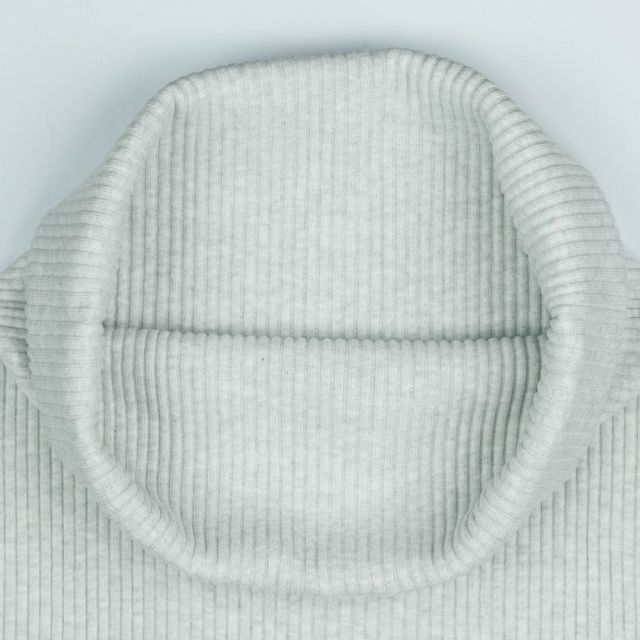 Heavy Ribbing Solid - Ecru Melange Col. 062