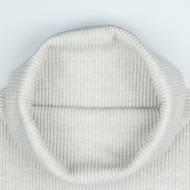 Heavy Ribbing Solid - Beige Melange Col. 076