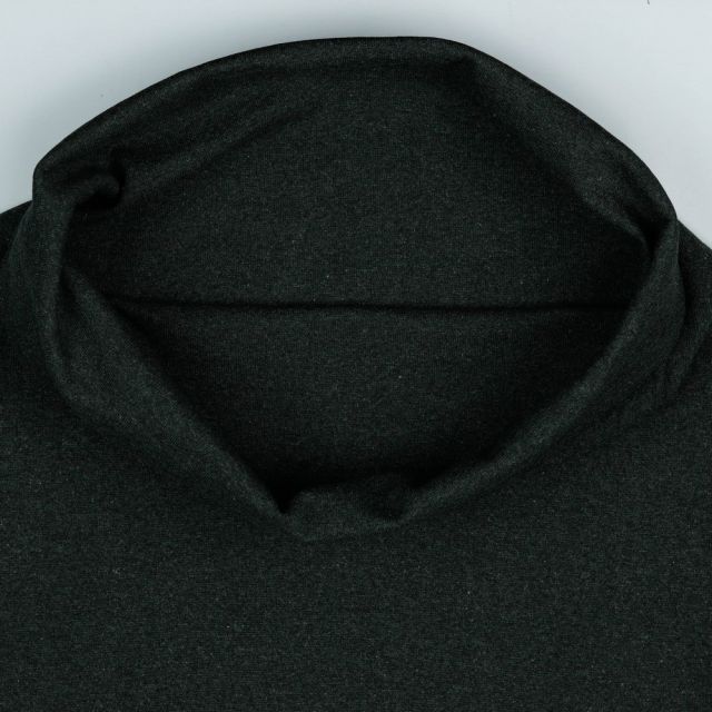Ribbing Solid - Charcoal Melange Col. 042