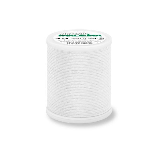 Cotona No. 4, Color 2401 White - Decorative Serger Thread 110 yd/100 m