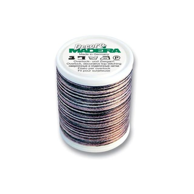 Decora No.6, col.1599 Mocha - Decorative Serger Thread 110 yd/100 m - Madeira Rayon Thread