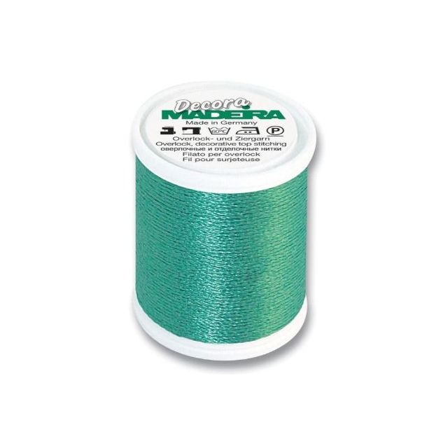 Decora No.6, col.1479 Pine Green - Decorative Serger Thread 110 yd/100 m - Madeira Rayon Thread