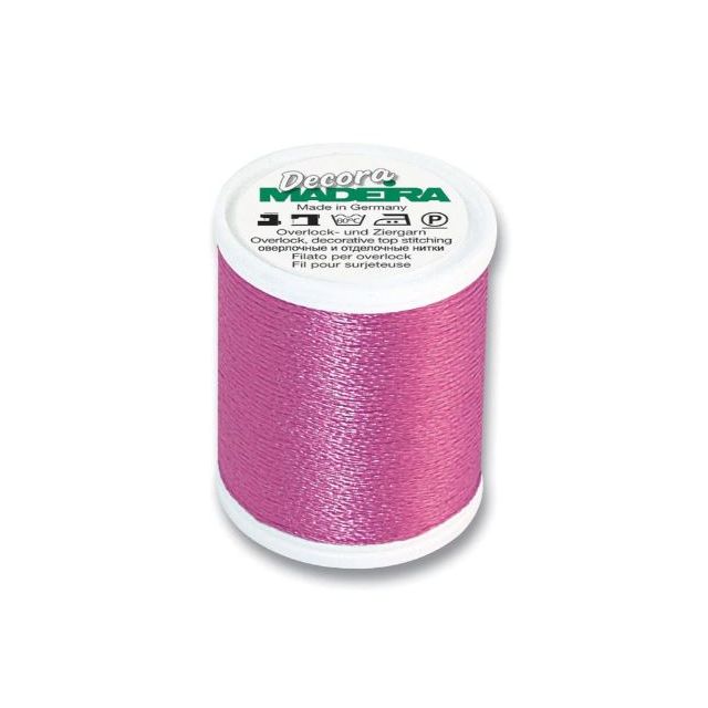 Decora No.6, col.1583 Wild Berry - Decorative Serger Thread 110 yd/100 m - Madeira Rayon Thread
