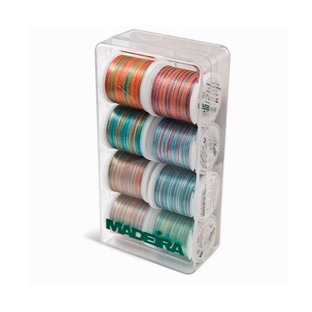 Madeira - Variegated Embroidery Thread Set - POLYNEON  200m - 8 Spools