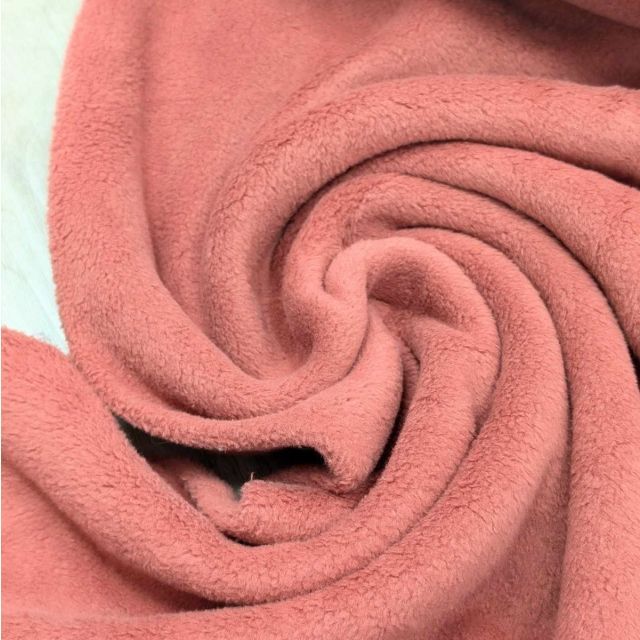 "Marshmallow" Cotton Fleece -  Blush