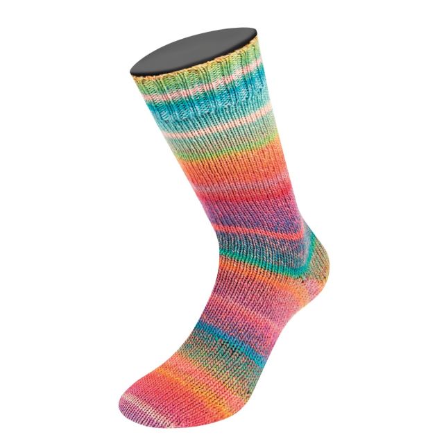 MEILENWEIT 100 "Rainbow"  Col. 6401 - 100g Gradient Sock Yarn by Lana Grossa 