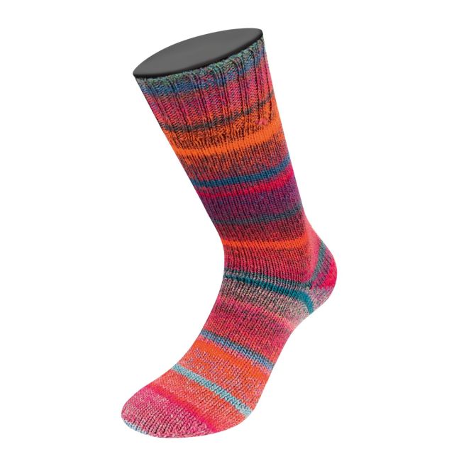 MEILENWEIT 100 "Rainbow"  Col. 6403 - 100g Gradient Sock Yarn by Lana Grossa 