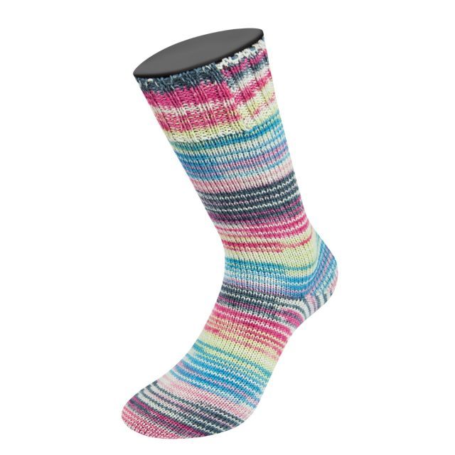 Meilenweit 100 Seta "ASIA" Col. 3171 - 100g Skein 4ply Self Patterning Sock Yarn by Lana Grossa