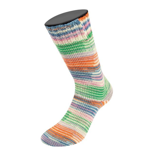 Meilenweit 100 Seta "ASIA" Col. 3173 - 100g Skein 4ply Self Patterning Sock Yarn by Lana Grossa