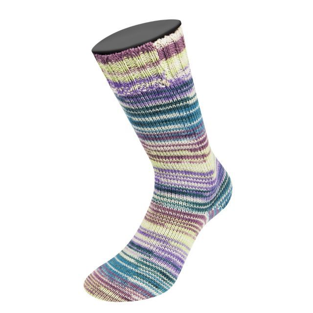 Meilenweit 100 Seta "ASIA" Col. 3174 - 100g Skein 4ply Self Patterning Sock Yarn by Lana Grossa