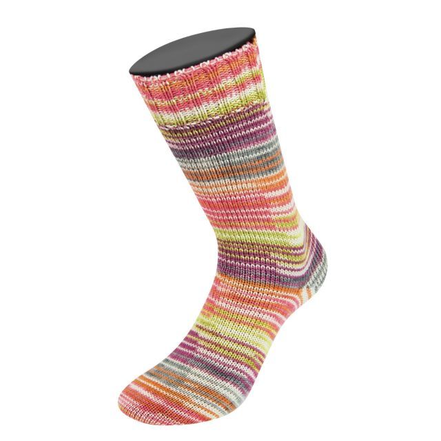 Meilenweit 100 Seta "ASIA" Col. 3178 - 100g Skein 4ply Self Patterning Sock Yarn by Lana Grossa