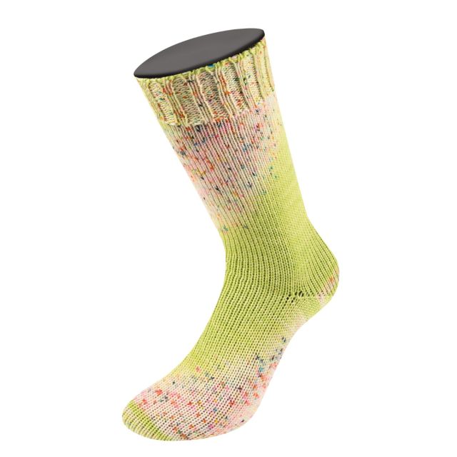 MEILENWEIT 100 MERINO EXTRAFINE "SPOTS"  Col.044  - 100g Sock Yarn by Lana Grossa 