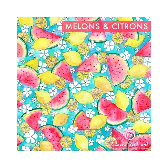Jersey Knit Fabric - Spring Garden - Rebecca Reck