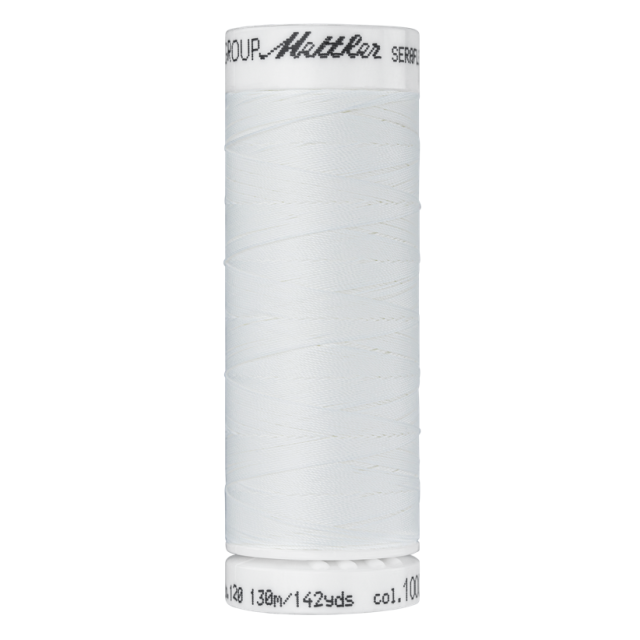 Elastic Thread "Seraflex" by Mettler 130m spool - Eggshell Col.1000