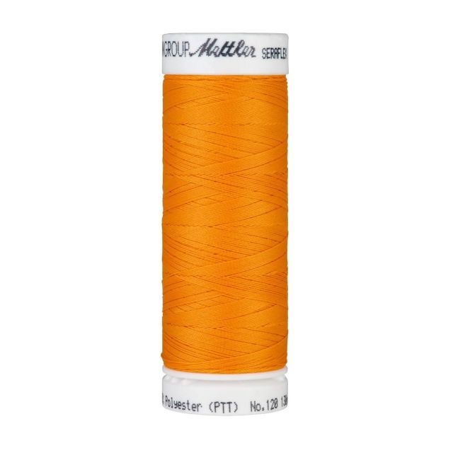 Elastic Thread "Seraflex" by Mettler 130m spool - Pumpkin Col.122