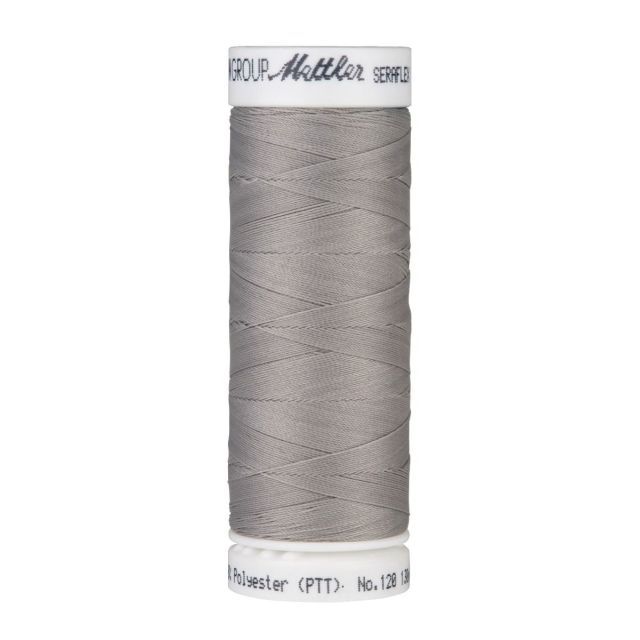 Elastic Thread "Seraflex" by Mettler 130m spool - Silver Coin Col.340