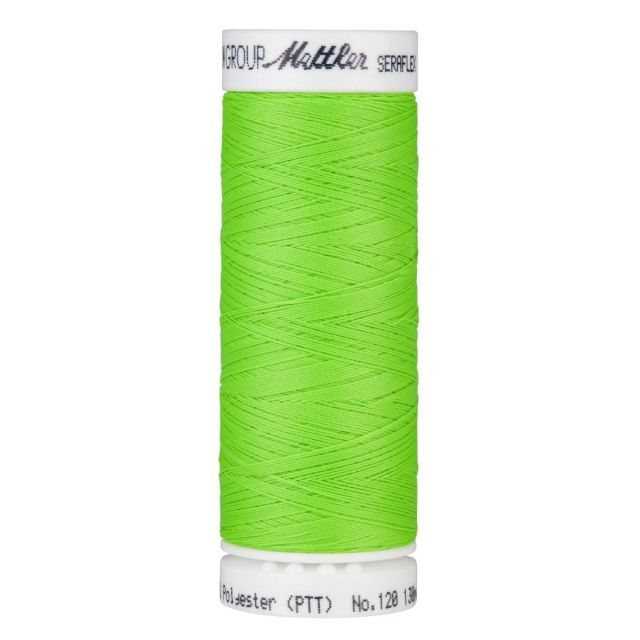 Elastic Thread "Seraflex" by Mettler 130m spool - Green Viper Col.70279