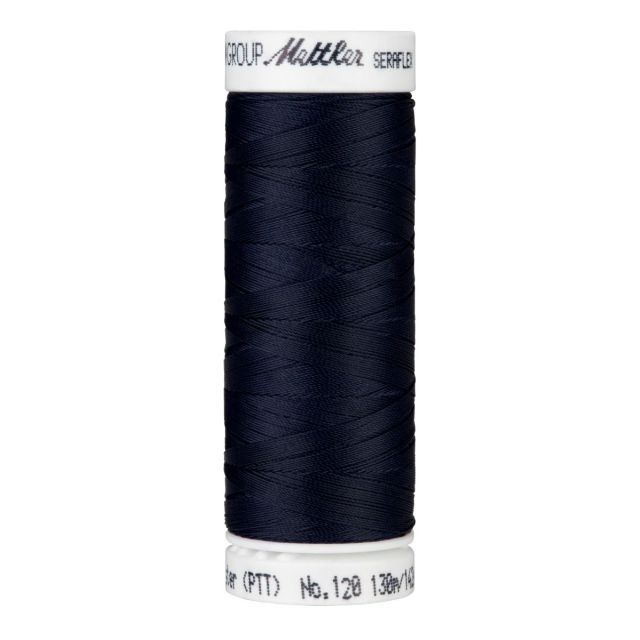 Elastic Thread "Seraflex" by Mettler 130m spool - Darkest Blue Col.821