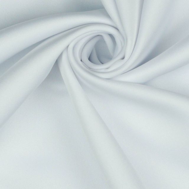 BOLT END - 100 CM - Royal Micro Satin - Poly Woven - White 