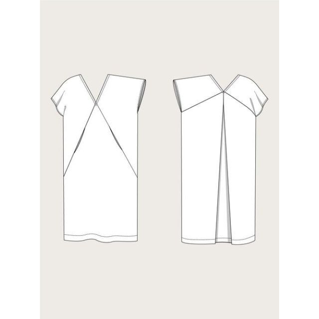 Minimalist Kaftan Dress Pattern  (XS - 3XL) - The Assembly Line