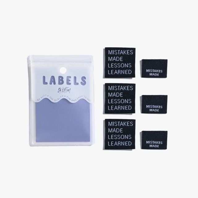 'Mistakes Made Lessons Learned' Labels  - 6 pcs
