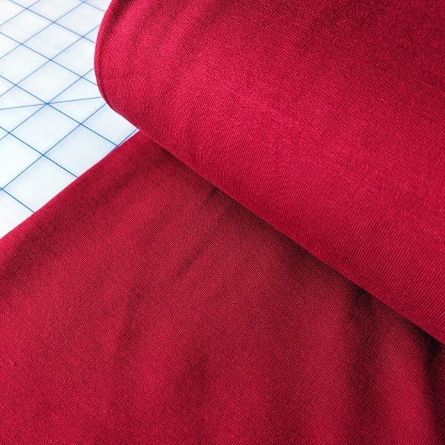 Modal French Terry Dark Red