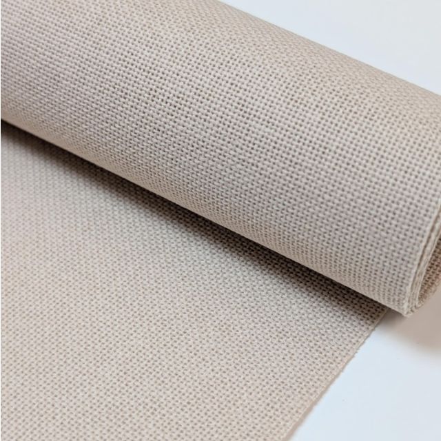 DMC CHARLES Craft Evenweave Cotton "Monaco" 28ct 50.8 x 61cm - Tea Dyed