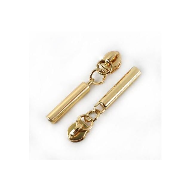 Zipper Pull #5 - Pin Dangle - Gold (Set of 5)