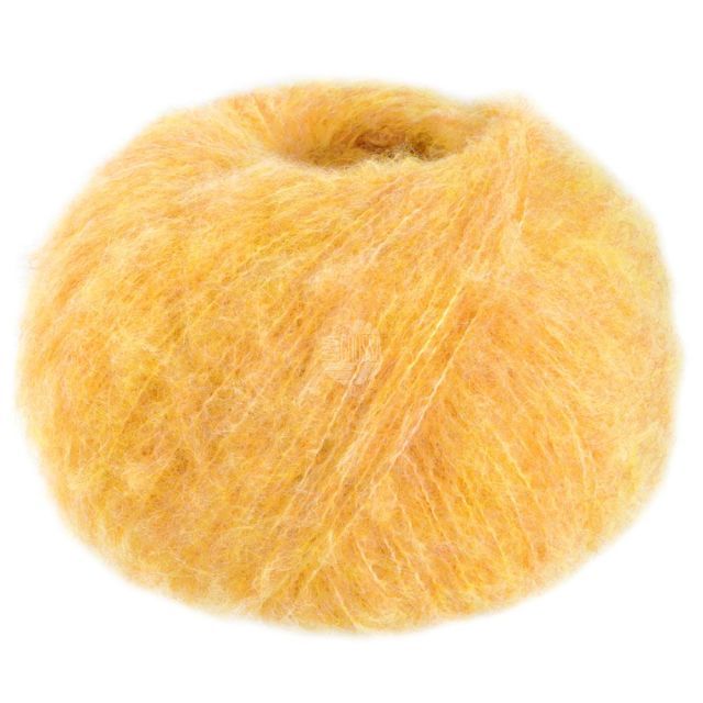 Natural Alpaca Lungo - Golden Yellow Col. 010 - 50g Skein by Lana Grossa