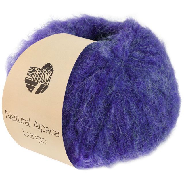 Natural Alpaca Lungo - Royal Purple Col. 019 - 50g Skein by Lana Grossa